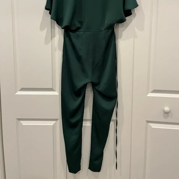 🛑SOLD🛑 Strut & Bolt Satin Wrap Jumpsuit - Picture 6 of 11